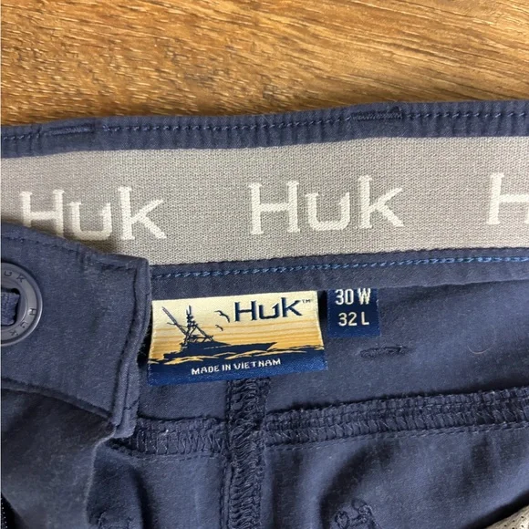 Huk Men’s Kona 5 Pocket Pants Navy Blue - Picture 4 of 4